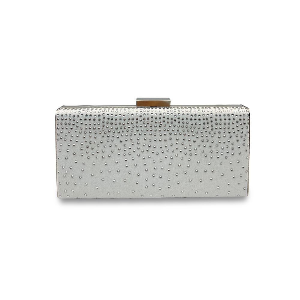 Wit Glamour enveloptas versierd met ronde bolletjes, in een tijdloos ontwerp