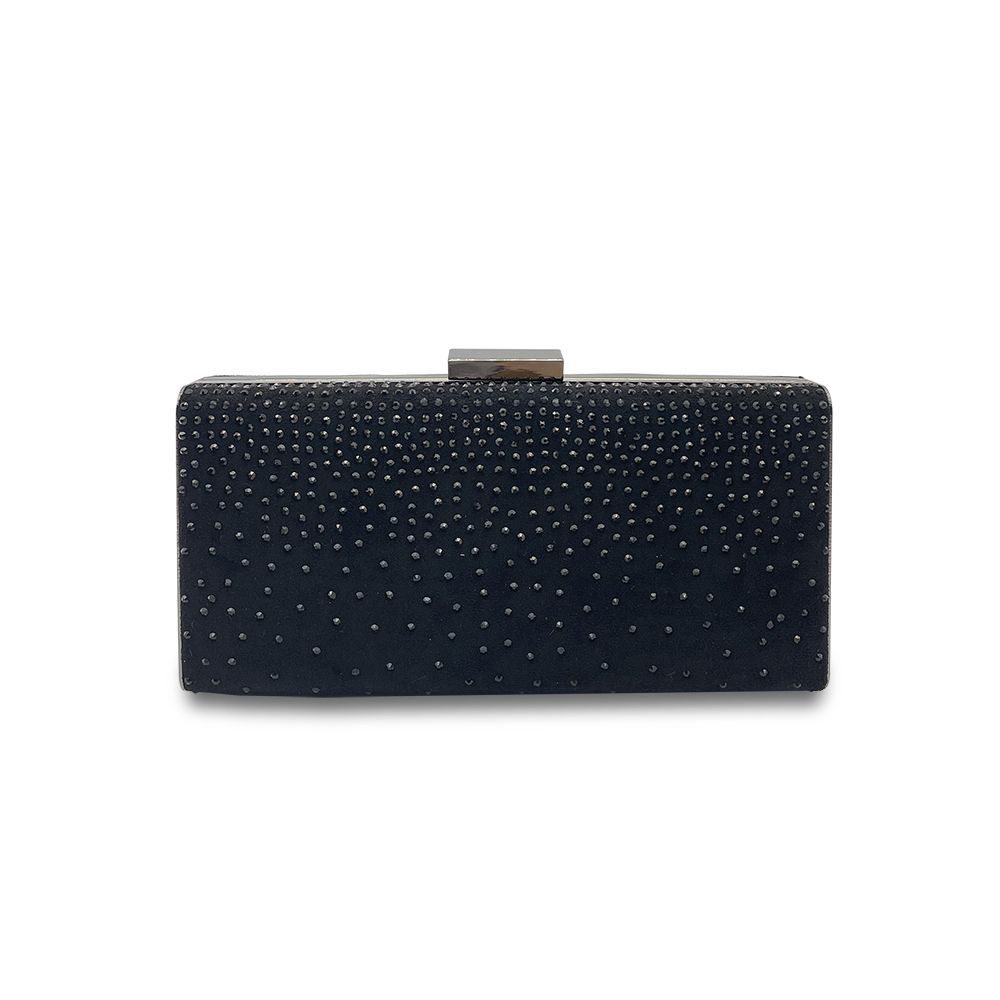 Zwart Glamour enveloptas versierd met ronde bolletjes, in een tijdloos ontwerp
