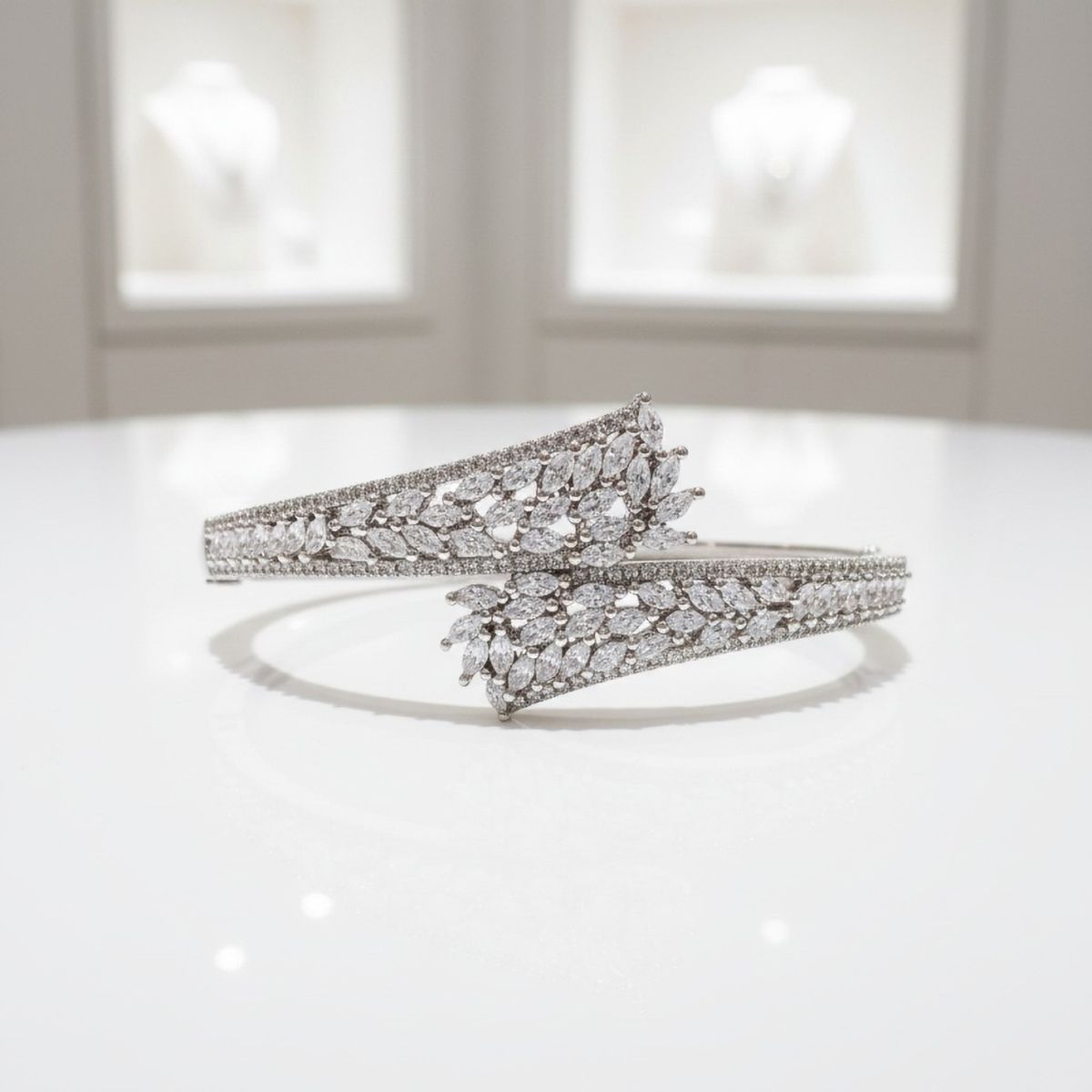 Luxe armband met sprankelende zirkonia kristallen