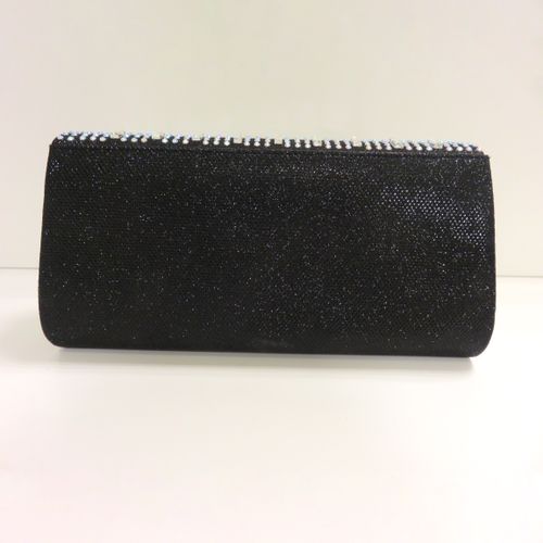Glamour avondtasje met strass diamanten, achterkant