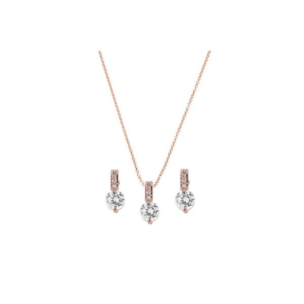sieraden set met cubic zirkonia kristallen